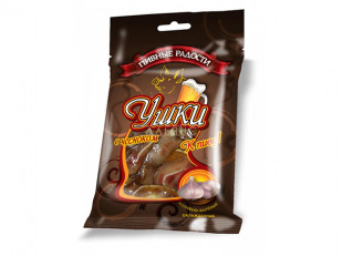 Мясные снеки: Уши свиные с чесноком 