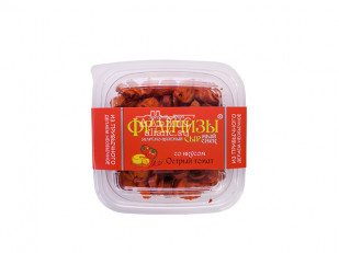 Сырный продукт ФЕРМЕРСКИЙ коса копченая: Фрайчизы со вкусом острый томат (100 гр.)