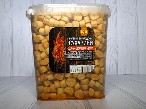 Сухарики с красной икрой в Муроме