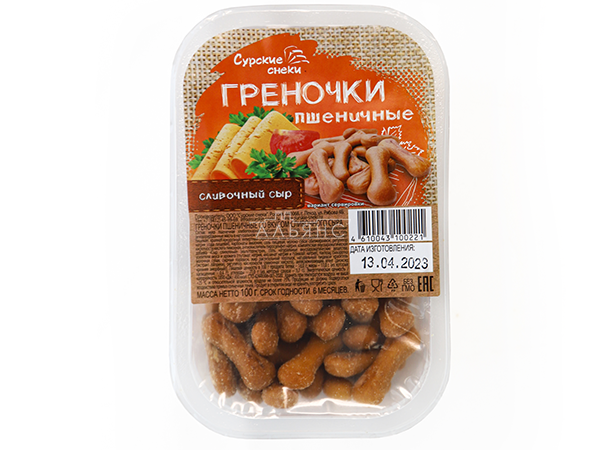 Сурские (ПШЕНИЧНЫЕ) Сливочный сыр (100 гр) в Муроме