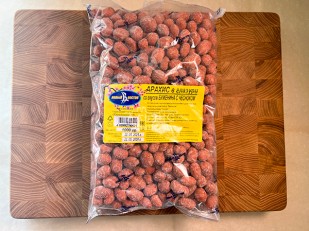 Орехи: Арахис в глазури со вкусом буженина с чесноком