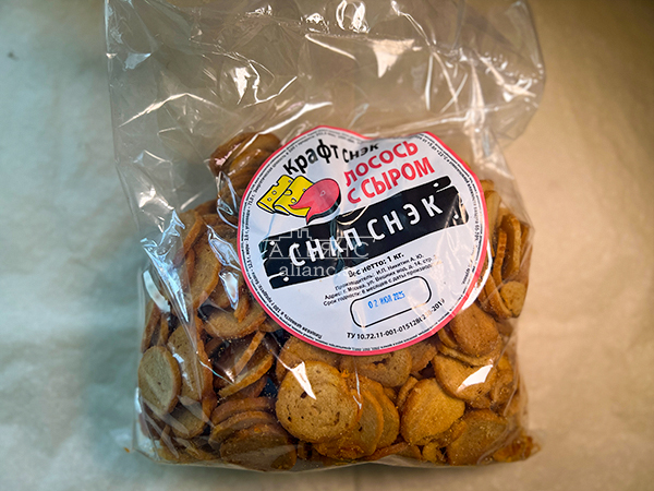 Снапсы ПШЕНИЧНЫЕ "Лосось с сыром" в Муроме