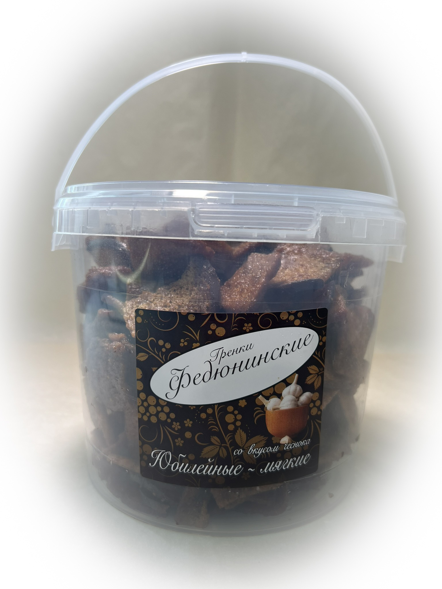 Гренки "ФЕДЮНИНСКИЕ" "Чеснок" (ведро 900 гр.) в Муроме