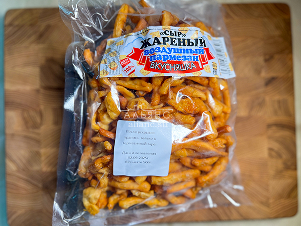 Жареный сыр "ВКУСНЯШКА" со вкусом пармезан (500 гр) в Муроме