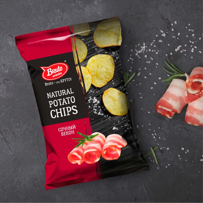 Картофель «Бруто» со вкусом бекона 130 гр. в Муроме