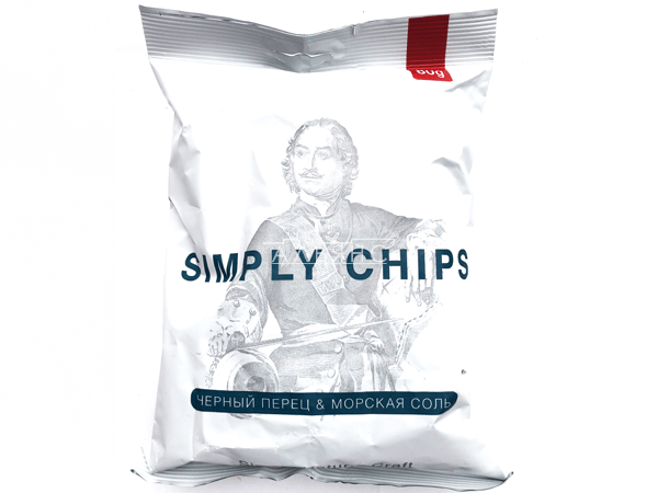 Картофельные чипсы "Simple chips" Морская соль и черный перец 80 гр. в Муроме