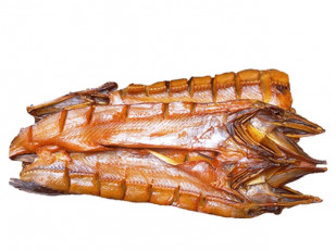 Камбала камчатская вяленая с икрой: Щука (бабочка) холодного копчения